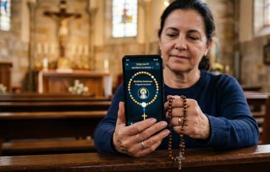 Aplicativo de terço