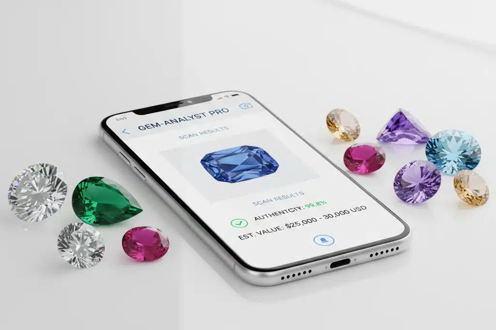 Téléchargez des applications de gemmologie pour vérifier la valeur réelle de vos pierres précieuses
